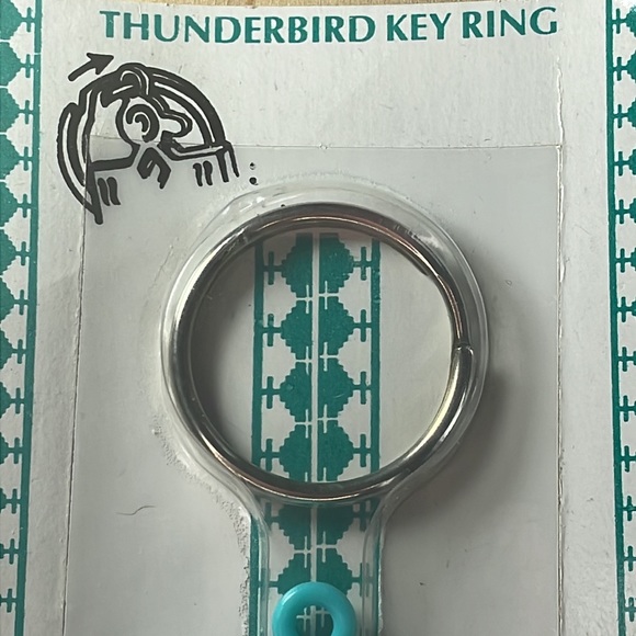 Vintage Thunderbird Glyph Unlimited Happiness Key Ring - Picture 4 of 4